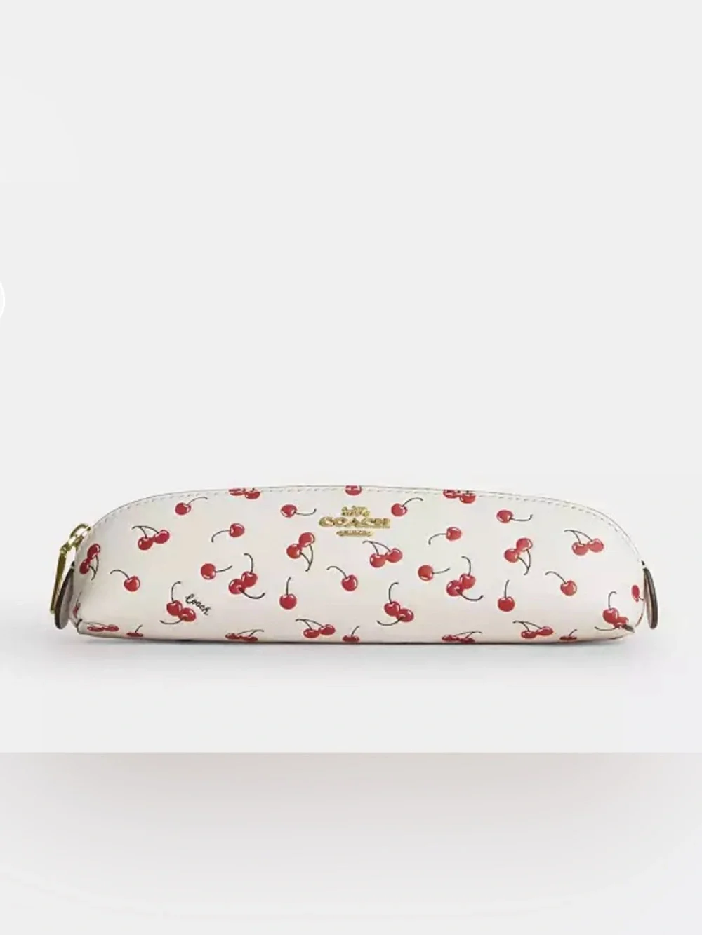 Coach Pencil Case With Cherry Print